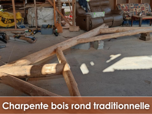 Bouton d'accès pour la formation Charpente bois rond traditionnelle