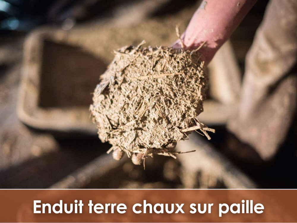 Bouton d'accès à la formation Enduit terre chaux sur paille