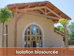 Bouton d'accès à la formation Isolation biosourcée