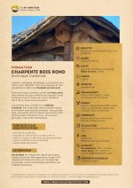 Fiche formation Charpente bois rond coréenne