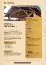 Fiche formation Charpente traditionnelle en bois