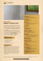 Fiche Formation Enduit chaux vive